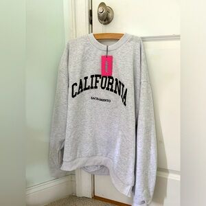 Edikted California Girl Oversized Sweatshirt